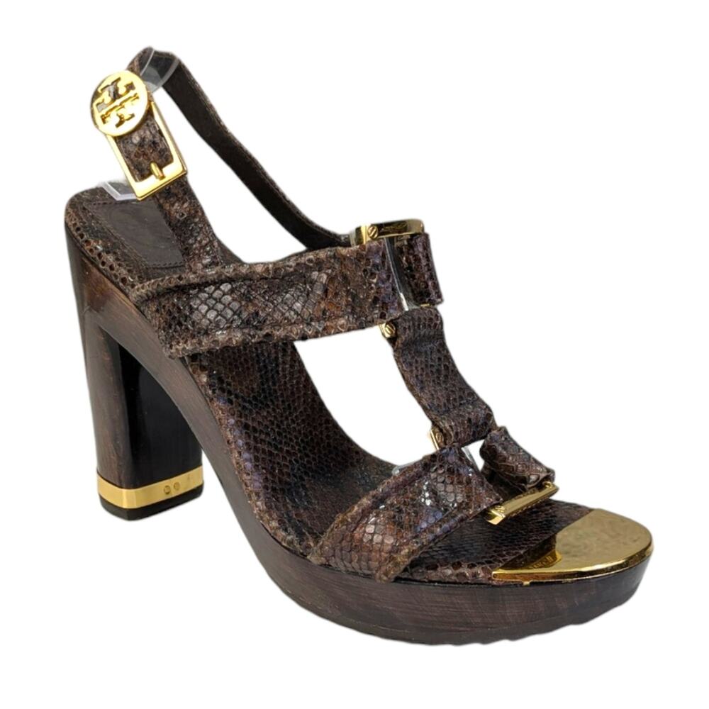 Tory Burch Karmen Sandals GUC $269 Size 8.5M   S3537